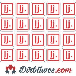 Lipdukas Įjungta, 10 mm, 20 vnt