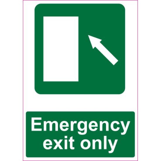 Lipdukas Emergency exit only