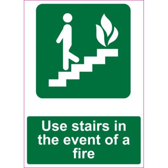 Lipdukas Use stairs in the event of a fire