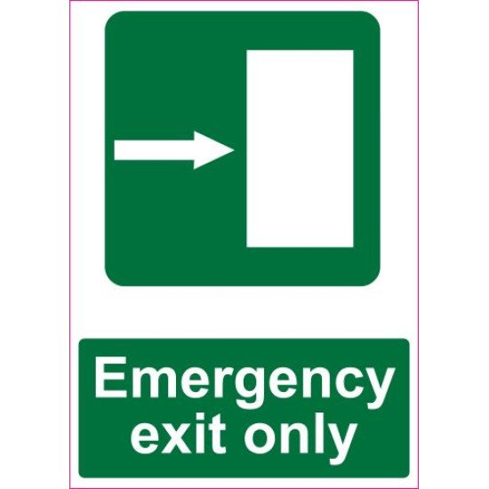 Lipdukas Emergency exit only