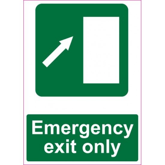 Lipdukas Emergency exit only