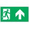 Lipdukas Evakuacinis išėjimas lipant laiptais aukštyn