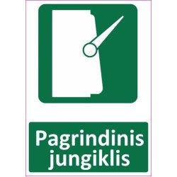 Lipdukas Pagrindinis jungiklis