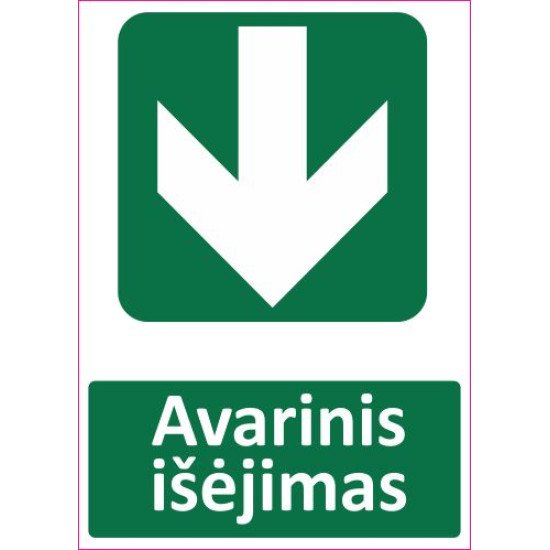 Lipdukas Avarinis išėjimas