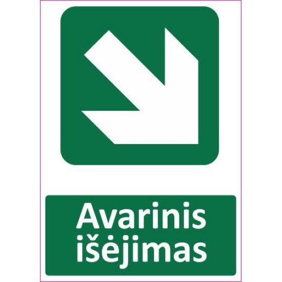 Lipdukas Avarinis išėjimas