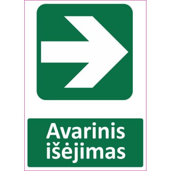 Lipdukas Avarinis išėjimas