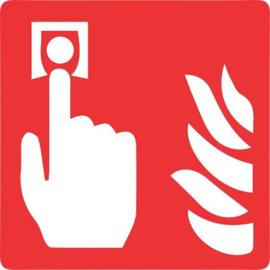 Lipdukas Gaisrinio mygtuko vieta