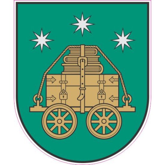 Lipdukas Vilkyškių herbas, Lietuva Lipdukas Vilkyškių herbas, Lietuva