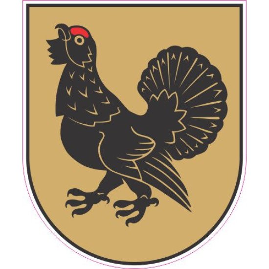 Lipdukas Bubių herbas, Lietuva Lipdukas Bubių herbas, Lietuva