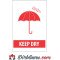Lipdukai Pakuotės Saugoti nuo drėgmės, Keep dry, 10 vnt
