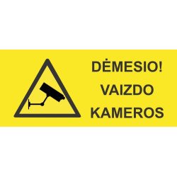 Lipdukas Dėmesio vaizdo kameros