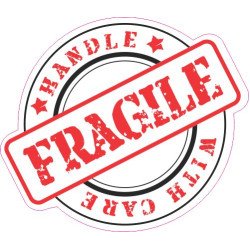 Lipdukas Fragile Handle with care
