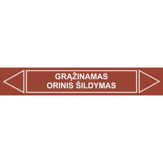 Lipdukas Grąžinamas orinis šildymas - 5 vnt