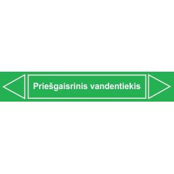 Lipdukas Priešgaisrinis vandentiekis - 5 vnt