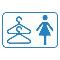 Lipdukas Moterų rūbinė