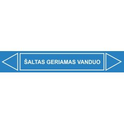 Lipdukas Šaltas geriamas vanduo - 5 vnt