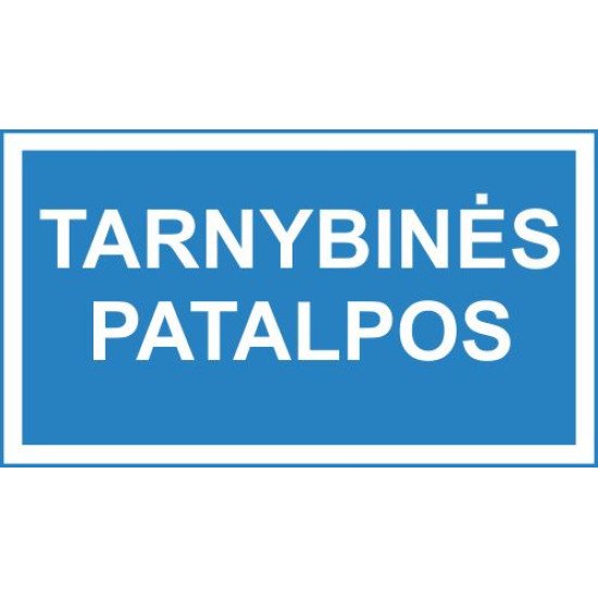 Lipdukas Tarnybinės patalpos Lipdukas Tarnybinės patalpos