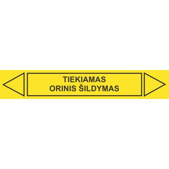 Lipdukas Tiekiamas orinis šildymas - 5 vnt