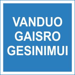 Lipdukas Vanduo gaisro gesinimui
