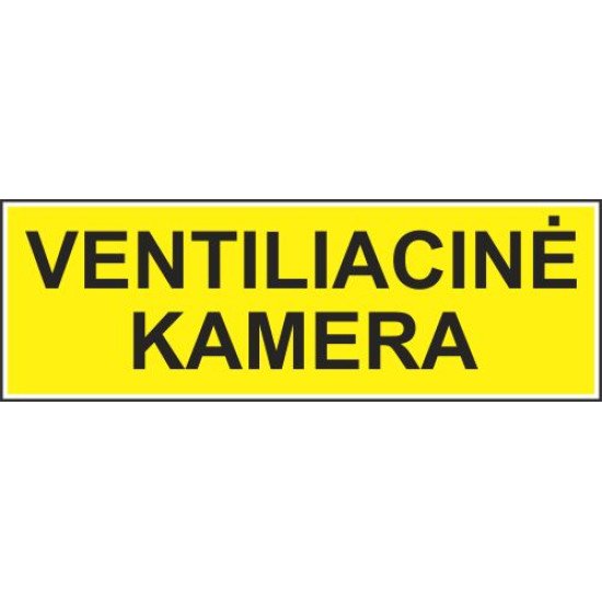 Lipdukas Ventiliacinė kamera Lipdukas Ventiliacinė kamera