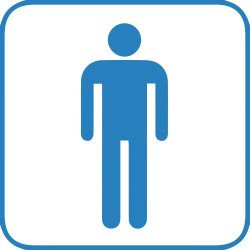 Lipdukas Vyrų tualetas