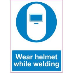 Lipdukas Wear helmet while welding