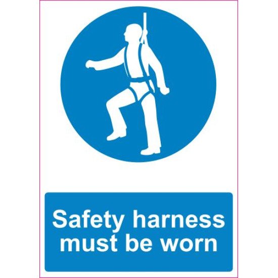 Lipdukas Safety harness must be worn