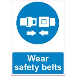 Lipdukas Wear safety belts