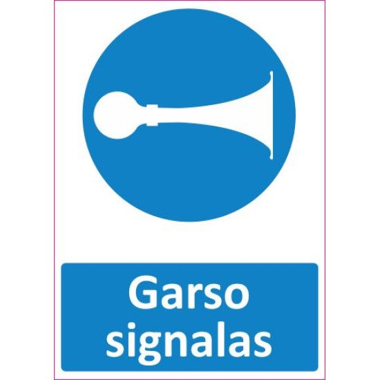 Lipdukas Garso signalas