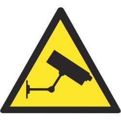 Lipdukas Atsargiai! Vaizdo kameros