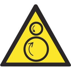 Lipdukas Atsargiai! Sukasi volai