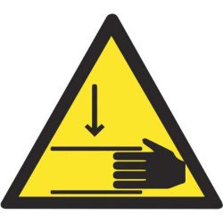 Lipdukas Atsargiai! Pavojus prispausti