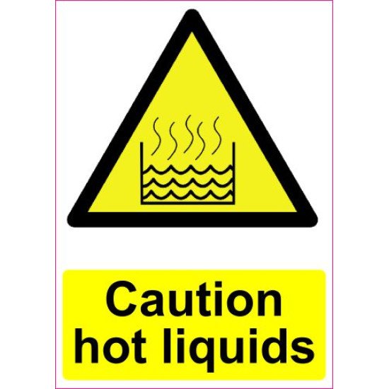 Lipdukas Caution hot liquids