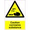 Lipdukas Caution corrosive substance