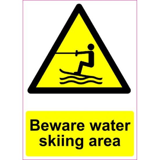Lipdukas Beware water skiing area
