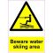 Lipdukas Beware water skiing area