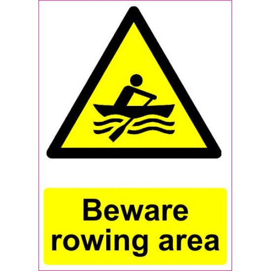 Lipdukas Beware rowing area
