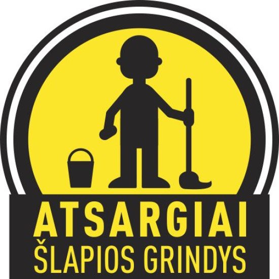 Įspėjamasis lipdukas Šlapios grindys