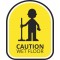 Įspėjamasis lipdukas Caution Wet floor 06