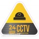 Įspėjamasis lipdukas Atsargiai! Stebi vaizdo kameros CCTV 012