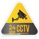 Įspėjamasis lipdukas Atsargiai! Stebi vaizdo kameros CCTV 013