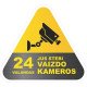 Įspėjamasis lipdukas Atsargiai! Stebi vaizdo kameros CCTV 013