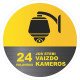 Įspėjamasis lipdukas Atsargiai! Stebi vaizdo kameros CCTV 015