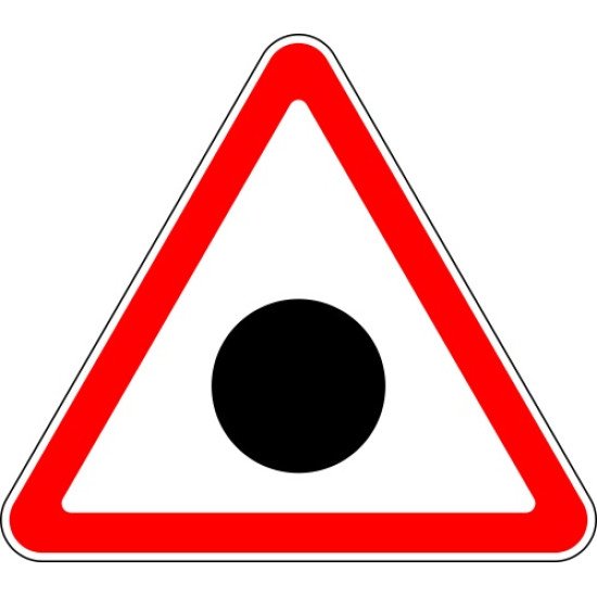 Lipdukas Daug eismo įvykių - kelio ženklas 136