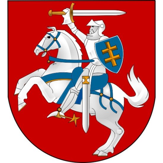 Lipdukas Lietuvos herbas Lipdukas Lietuvos herbas