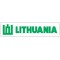 Lipdukas Lithuania ženklas žalias baltame fone