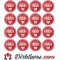 Lipdukai Juodasis Penktadienis, Black Friday, Best offers, 16 vnt