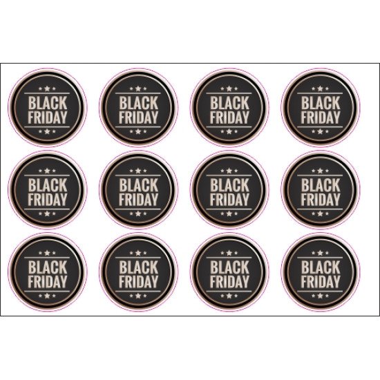 Lipdukų rinkinys Black Friday