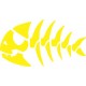 Lipdukas Žuvis be fono (įvairios spalvos)