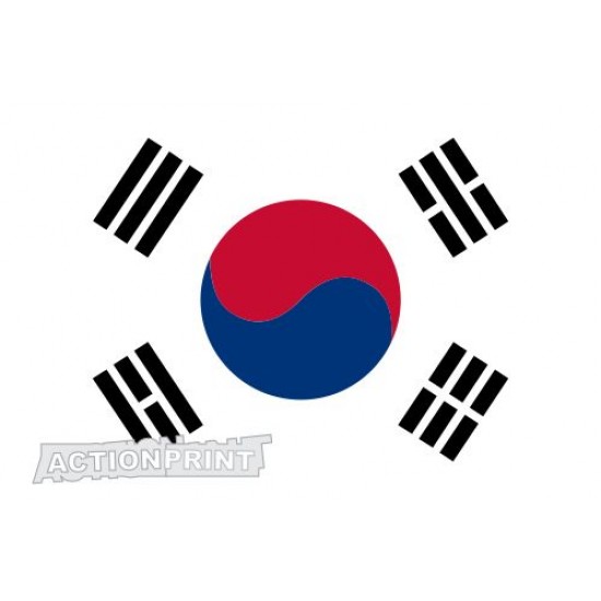 Nacionalinis vėliavos lipdukas - Pietų Korėja